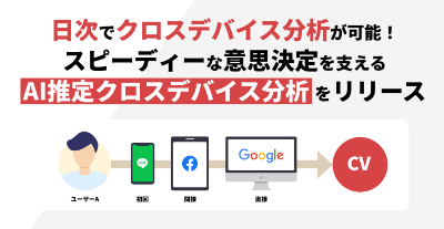AI推定クロスデバイス分析機能リリース