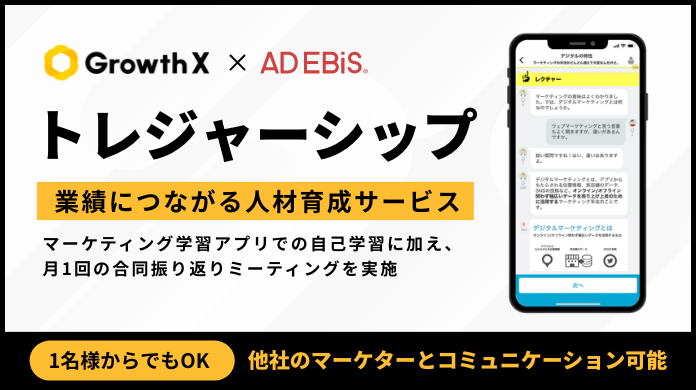 協奏型マーケティング人材育成サービス「トレジャーシップ」