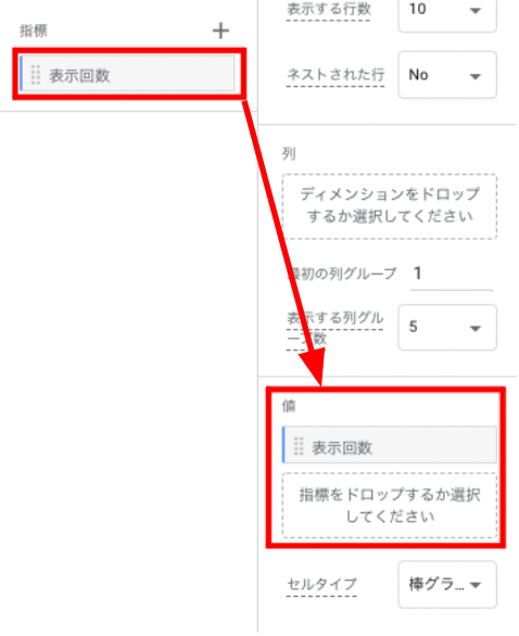 GA4指標表示回数画面