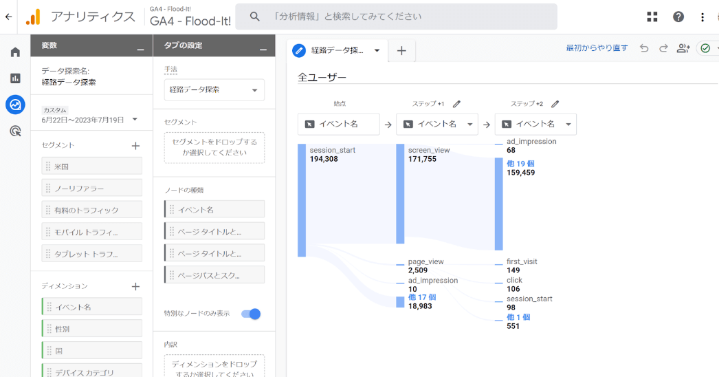 経路データ探索