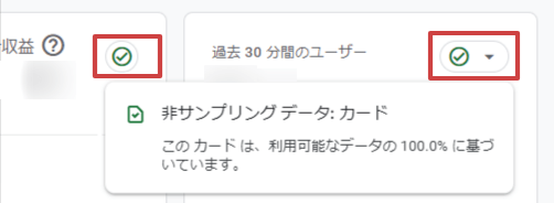 しきい値が適用されていない場合